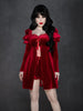 Moonlit Order Top: Burgundy