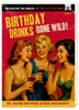 Birthday Drinks Gone Wild Card
