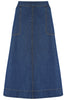 Joanna Denim Midi Skirt