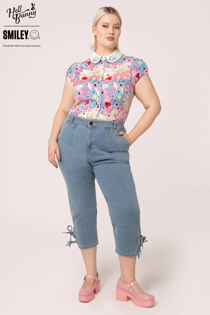 Hearts And Rainbows Loulou Blouse