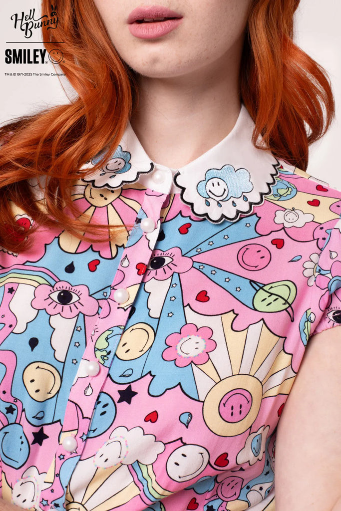 Hearts And Rainbows Loulou Blouse