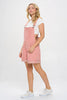 Pink Denim Shortalls
