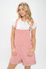 Pink Denim Shortalls