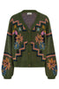 Geometric Toucans Cardigan