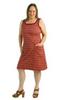Atomic Orange Mod Dress