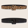 Leopard Faux Leather Belt