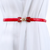 Super Fly Adjustable Skinny Belt; Red
