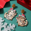 Get Lit Kitty Christmas Earrings