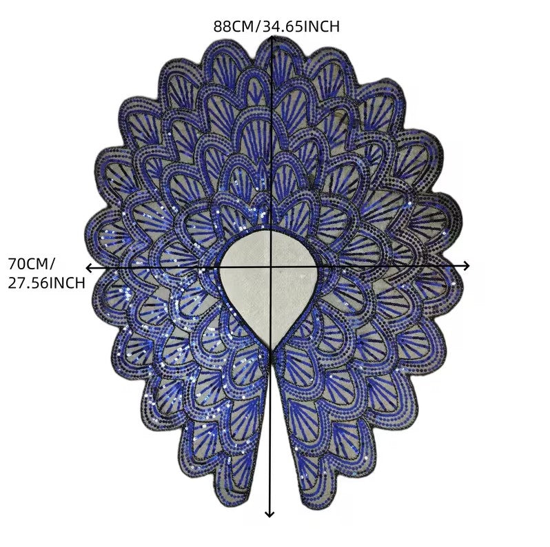 Scalloped Sequin Caplet: Silver