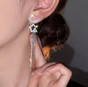Shooting Star Earrings: Silver