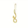 Golden Serpent Earrings