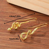 Golden Serpent Earrings