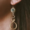 Antique Snake Charmer Earrings