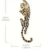Leaping Leopard Brooch
