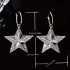 Silver Star Earrings