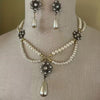 Victorian Pearl Necklace Set