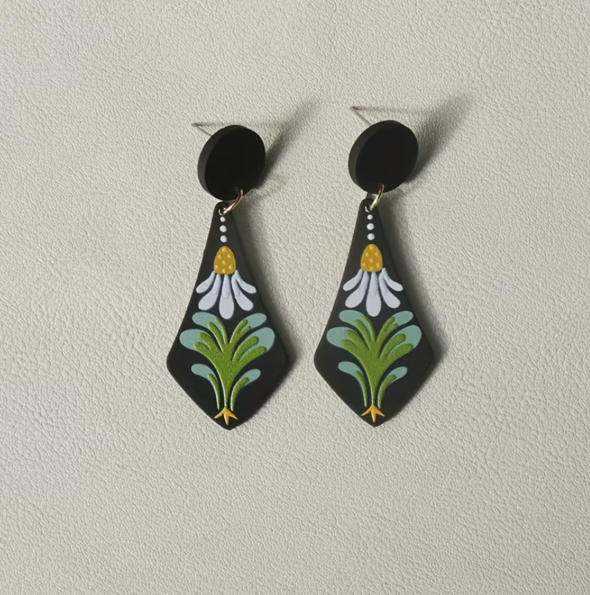 Austrian Daisy Earrings