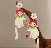 Strawberry Kitty Earrings