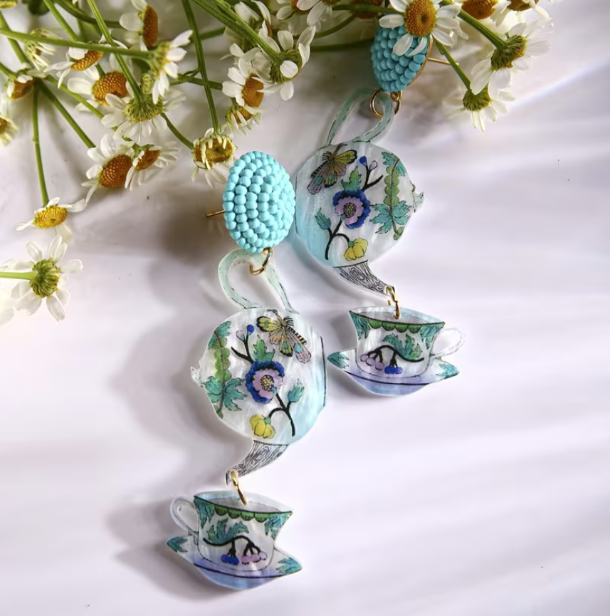 High Tea Time Earrings
