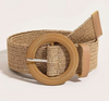Boho Braided Rattan Belt