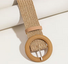 Boho Braided Rattan Belt