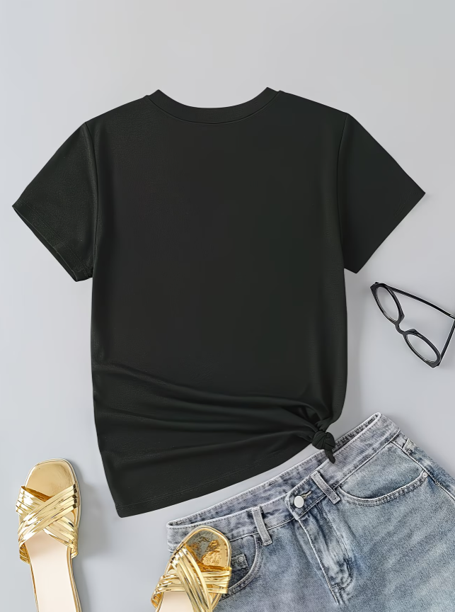 Double Your Luck Tee: Black