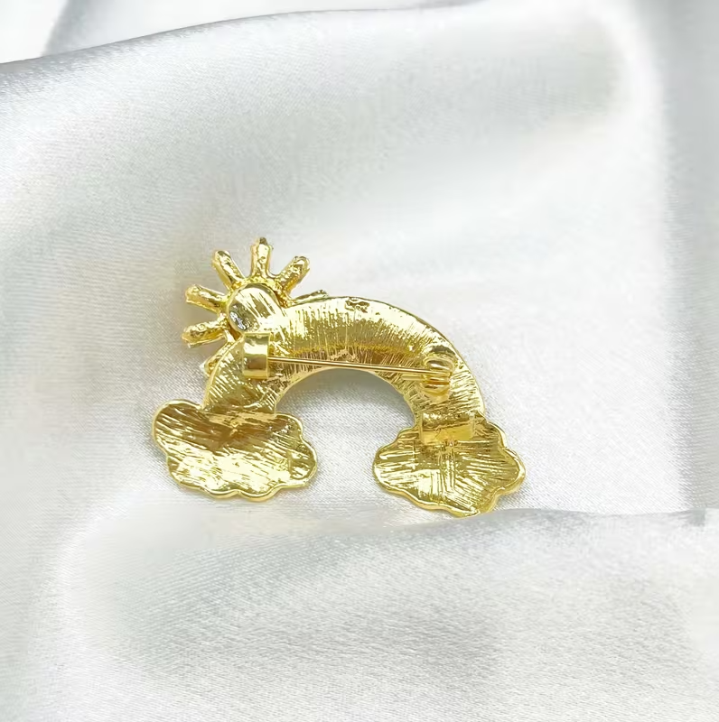 Sunny Rainbow Brooch
