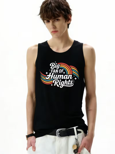 Big Fan Of Human Rights Unisex Tank