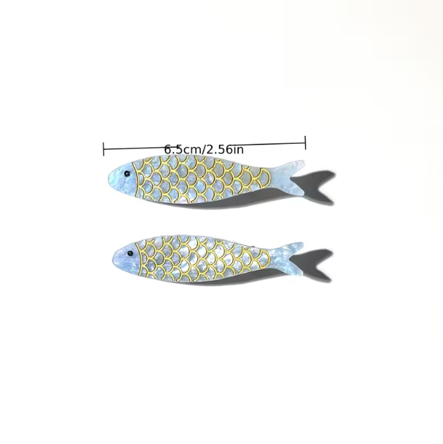Sardine Hair Clips In Can: Pink