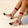 Sheer Delight Socks: Cherry Star
