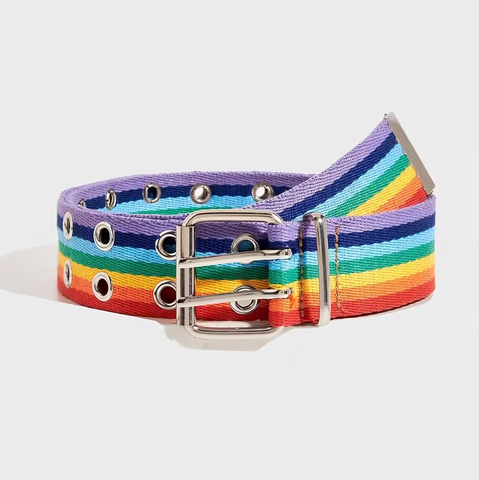 60's Style Stretch Belt: Black