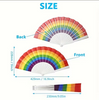 Rainbow Fan Black Base
