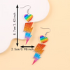 Rainbow Shazam Earrings