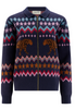 Circus Tiger Knitted Bomber Jacket