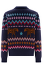 Circus Tiger Knitted Bomber Jacket