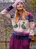 Lucky Ducks Knitted Bomber Jacket
