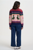 Lucky Ducks Knitted Bomber Jacket