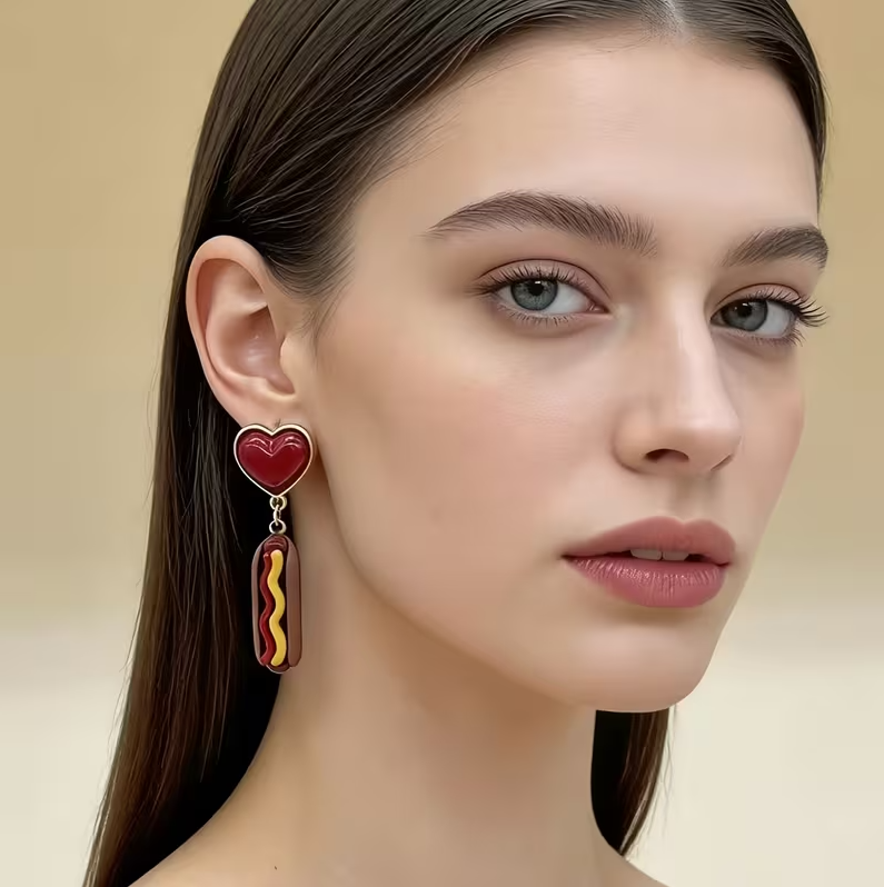 Sausage Love Earrings