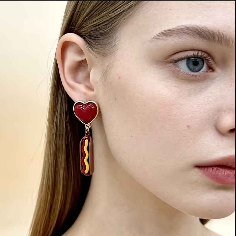 Sausage Love Earrings