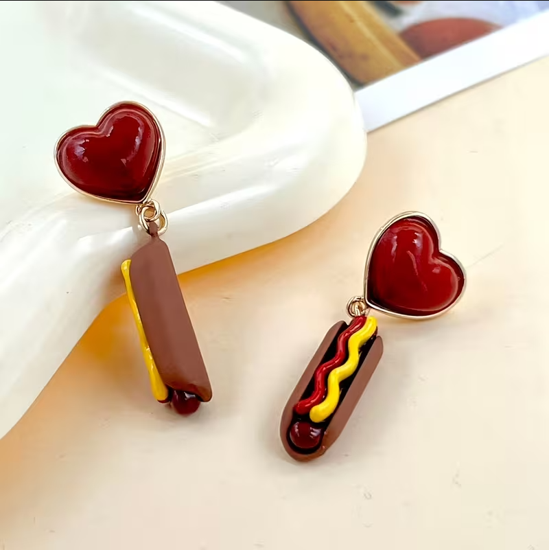 Sausage Love Earrings