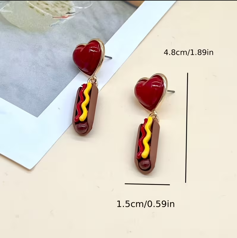 Sausage Love Earrings