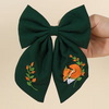 Embroidered Fox Bow