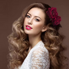 Dark Rose Hair Comb