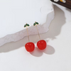 Cherry Drop Earrings