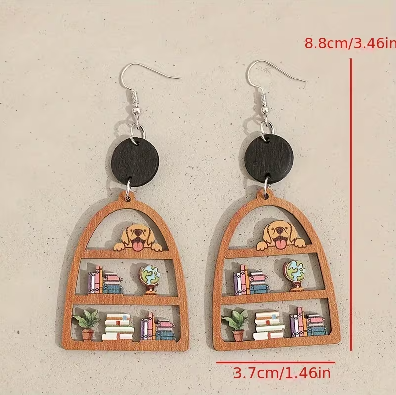 Library Friend Earrings