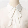 Intsa Cute Neck Bow: White