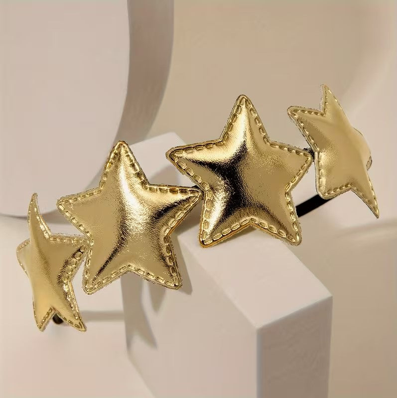 Gold Stars Headband