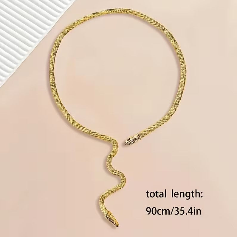 Baby Boa Necklace | Bracelet: Gold