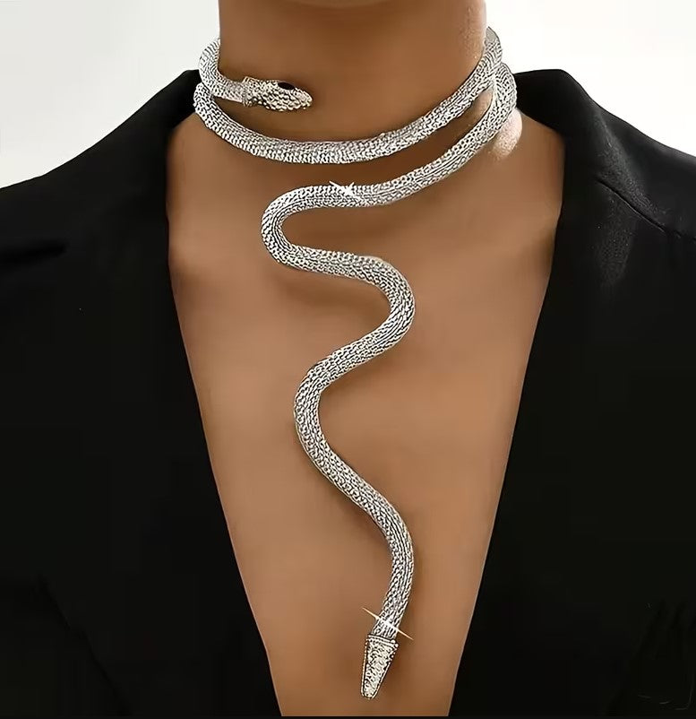 Baby Boa Necklace | Bracelet: Silver