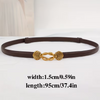 Brass Deco Shell Belt